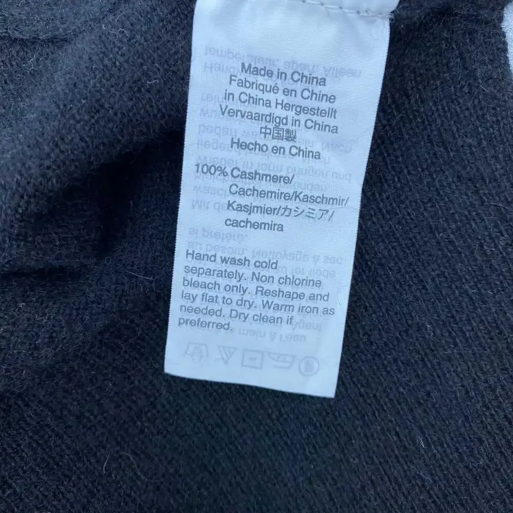 J. Crew Black Cashmere Cardigan | Women’s Regular L